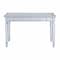 Homeroots 47" Silver Mirrored Writing Desk With Two Drawers 402053 - alternate 1
