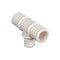 Everflow 3/4'' x 3/4'' x 1/2'' PEX Barb Reducing Tee Pipe Fitting; Plastic Poly Alloy PK PPRT1134-10 - alternate 3