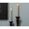Homeroots Set of Two Ivory Flameless Taper Candle, 2PK 485141 - alternate 4