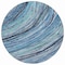 Homeroots 8' Blue Aqua And Ivory Round Abstract Washable Indoor Outdoor Area Rug 631235 - alternate 3