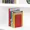 Acrimet Steel Metal Bookends for Shelves, Heavy Duty, for Large books, Red, 2PK 292.8 - alternate 2