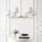 Jonathan Y Pauline 38" 6-Light Coastal Contemporary Adjustable Swooping Arm Candle-Style Metal LED Chandelier, W JYL9557A - alternate 5