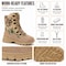Handpoint Mens 8 in Military Tactical Boots-Slip Resistant Combat Work Boots with YKK Side Zipper, 8.5 AMY1001EE-8.5 - alternate 3