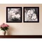 Homeroots Set Of Two Noir Roses Black Framed Print Wall Art, 2PK 407921 - alternate 2