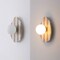 Jonathan Y Tivoli 12 in. Modern Minimalist 1-Light Ovoid Marble Stripe LED Wall Sconce, Light Brown/White JYL5900B - alternate 6