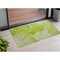 Homeroots 2' X 3' Green Abstract Washable Non Skid Indoor Outdoor Area Rug 559739 - alternate 1