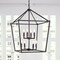 Jonathan Y Pagoda 20" 8-Light Classic Traditional Metal Cage Lantern LED Pendant, Oil Rubbed Bronze JYL7438A - alternate 4