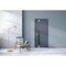 Vdomdoors Steel Door Cynex 6777 Grey Stainless Inserts Single Modern Painted-W36xH80-Left-hand Outswing CYNEX6777EXD-GRE-W36 x H80-Left-hand Outswing - alternate 1