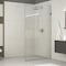 Fab Glass And Mirror Fixed Glass Shower Screen with Brushed Nickle Finish 30in x60in - Water Repellent - 3/8in Tempered MSD1-30-60BN - alternate 3
