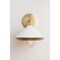 Mitzi Marnie 1 Light Wall Sconce 8.5 In. Aged Brass/Soft Off White H139101-AGB/WH - alternate 4
