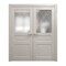 Sartodoors Interior Solid French Double Doors 60 x 84 inches, Ego 5011 Painted White Oak, Wood Interior Solid EGO5011DD-PWO-6084 - alternate 1