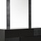 Homeroots Modern Black Crocodile Finish 3 Drawer Dresser 282545 - alternate 3