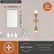 Vaxcel Zurich 2-Light Brass Gold Modern Wall Sconce, Cone Shade Bathroom Vanity Fixture W0533 - alternate 2