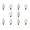 Bulbrite Spunlite Dimmable 25W C15 Specialty Incandescent Bulbs, Satin, Medium E26 Screw Base, 10PK 861072 - alternate 1