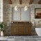 James Martin Vanities Brookfield 60 in. Double Vanity, Honey Oak w/3 CM Charcoal Soapstone Silestone Top 547-V60D-HNO-3CSP - alternate 5