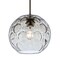 Besa Lighting Bombay Cord Pendant, Clear, Bronze Finish, 1x60W Incandescent 1JT-BOMYCL-BR - alternate 1