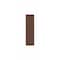 Homeroots 8' Dark Brown And Brown Geometric Indoor Outdoor Runner Rug 552707 - alternate 2