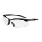 Bouton Optical Semi-Rimless Safety Glasses with Black Frame, Clear Lens and Anti-Scratch Coating 250-AN-10110 - alternate 1