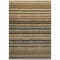 Homeroots 9' X 12' Gold Beige And Wheat Striped Washable Indoor Outdoor Area Rug 577779 - alternate 2