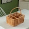 Wickerwise Wickewise Indoor and Outdoor 6 Bottle Wine and Beverage Wicker Tote Basket - Perfect for Beer,  QI004719 - alternate 4