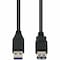 Add-On AddOn 15ft USB A 3.0 Male to Female Black Cable USB3EXTAA15-AO - alternate 1