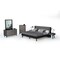 Homeroots 51" Grey And Black Solid Wood Six Drawer Double Dresser 473117 - alternate 3