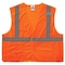 Ergodyne Safety Vest, Breakaway, Mesh, HV, Or, S/M 8215BA - alternate 1