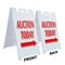 Signmission Auction Today With Arrow, A-Frame & 2 Decals Installed, Heavy-Duty Plastic Frame SBHD-D-2436-Auction Today With Arrow - alternate 3