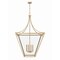 Z-Lite Montalcino Rubbed Brass 8 Light Chandelier 1961-8RB - alternate 3