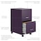 Space Solutions 14.25 in W 2 Drawer Mobile Vertical File Cabinet, Midnight Purple 25277 - alternate 5