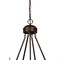 Vaxcel Bozeman 4-Light 24 in. Wide Burnished Bronze Rustic Bear Bowl Pendant Light Amber Glass PD55724BBZ - alternate 3