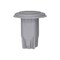 Auveco Screw Grommet; Screw Size: 2.9mm (Number 4), Head Dia., 16mm, Stem L: 15mm, Light Gray Nylon, 10PK 21963 - alternate 1