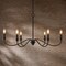 Vaxcel Annabelle 6-Light Farmhouse Chandelier, Matte Black, Candle Style, 36-In. Wide H0320 - alternate 3