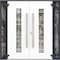 Vdomdoors Aluminum Double Doors Deux 5755 Gray Graphite Clear Glass 2 Sidelights Entry Modern Painted 100x96 DEUX5755DEXD-GRE-W14+72+14xH96-RH-O - alternate 3