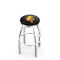 Holland Bar Stool Co 30" Chrome Ferris State Swivel Bar Stool, Accent Ring L8C2C30FerrSt - alternate 1