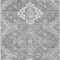 Homeroots 5' X 8' Gray And Ivory Medallion Washable Indoor Outdoor Area Rug 589039 - alternate 3