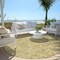 Homeroots 8' Gold And Taupe Round Southwestern Washable Indoor Outdoor Area Rug 587058 - alternate 4