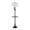 Jonathan Y Cora 60" Modern Metal LED Floor Lamp with Integrated Glass Side Table and Swing Arm, Black JYL3055D - alternate 7