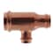 Viega ProPress tee P1 1.5 P2 1 P3 0.75 copper 79660 - alternate 1