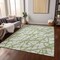 Homeroots 8' X 10' Green And Ivory Abstract Washable Indoor Outdoor Area Rug 614344 - alternate 3