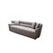 Homeroots 100" Gray Nubuck Leather Sofa 719424 - alternate 2