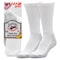 Railroad Sock Unisex Crew Socks, 70% Cotton, 20% Nylon, 10% Acrylic, White, 5-10 W; 4 Pair-7.5 M, 1 PR 624 - alternate 1