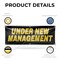 Signmission Under New Management, 24 Inch x 72 Inch, Vinyl Banner B-72-30898 - alternate 2