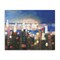 Homeroots 20" x 16" Watercolor City Lights on the Horizon Canvas Wall Art 399092 - alternate 1