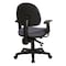 Office Star Products Ergonomic Fabric Sculptured Ergonomic Managers Chair, Jet 8180-297 - alternate 2