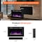 Edendirect 36.02-in W Black Wall mount LED Flat wall Electric Fireplace with Remote Control Included ZR-EF36 - alternate 3