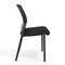 Flash Furniture Commercial Mesh Stackable Side Chair with Steel Frame and Armrests in Black HL-0010W-1-BK-GG - alternate 3