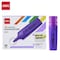 Deli DELIGHT Highlighter, Chisel Tip, Classic Purple, Quick-Dry, 10PK ES621 - alternate 1