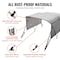 Vevor 4 Bow Boat Bimini Tops 8'Lx(91"-96")W x 54"H Awning Canopy Light Grey 4 Bow 8'L×54"H×91"-96"W - alternate 2