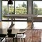 Homeroots 40" Brown Solid Wood Trestle Base Dining Table 380459 - alternate 3